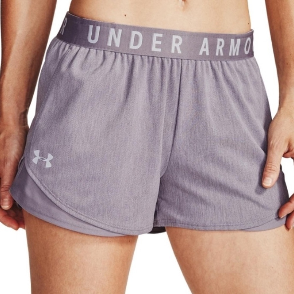 Under Armour Play Up Twist Shorts 3.0  Women Size XL NWOT Light Mauve